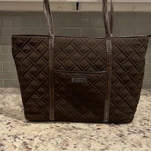Brown Vera Bradley computer bag